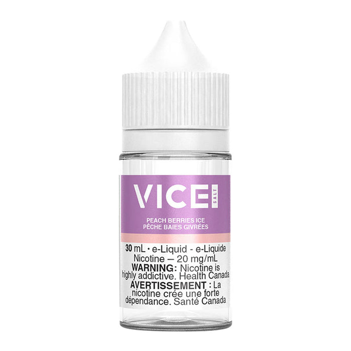 Vice Salt Nic E-Liquid - Peach Berries Ice 30ml