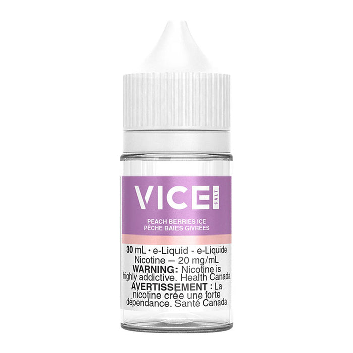 Vice Salt Nic E-Liquid - Peach Berries Ice 30ml | Free Shipping $75+ NVB Inc. Vice Salt Nic E-Liquid - Peach Berries Ice 30ml | Free Shipping $75+ NVB Inc.