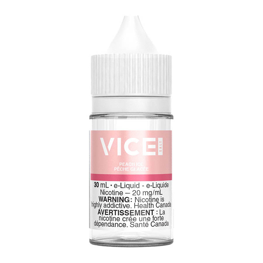 Vice Salt Nic E-Liquid - Peach Ice 30ml | Free Shipping $75+ NVB Inc. Vice Salt Nic E-Liquid - Peach Ice 30ml | Free Shipping $75+ NVB Inc.