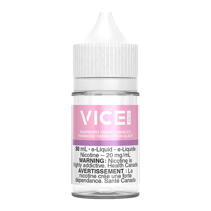 Vice Salt Nic E-Liquid - Raspberry Grape Lemon Ice 30ml