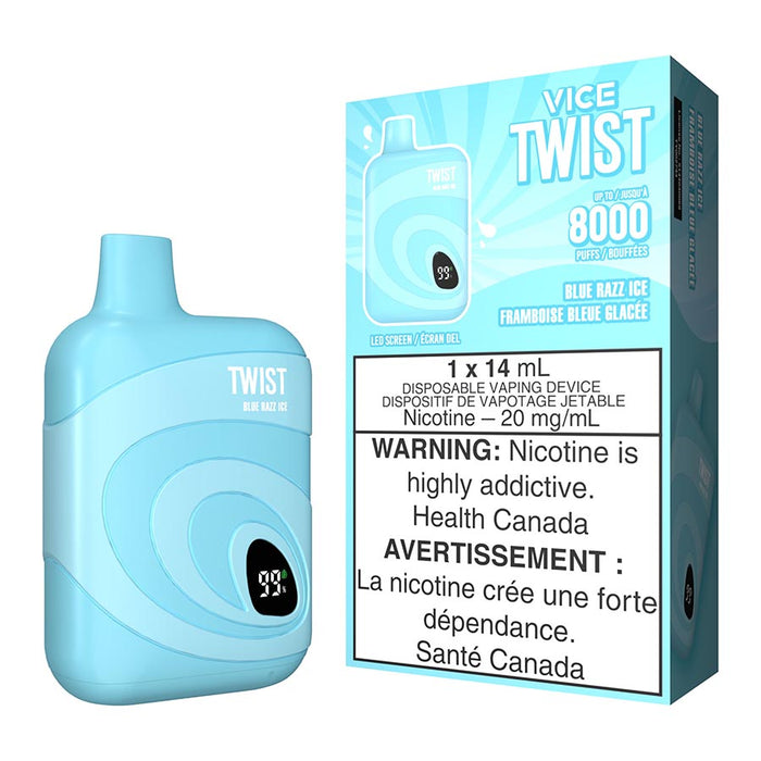 Vice Twist Disposable Vape Device - Blue Razz Ice