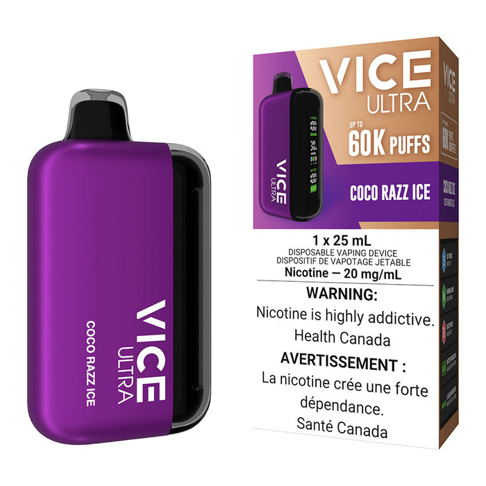 Visa Vape Vice Ultra Disposable Vape Device - Coco Razz Ice 25ml Geek Bar Pulse 25+ Visa Vape Vice Ultra Disposable Vape Device - Coco Razz Ice 25ml Geek Bar Pulse 25+