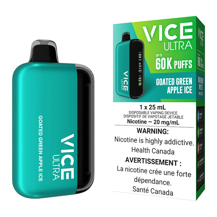 Vice Ultra Disposable Vape Device - Goated Green Apple Ice