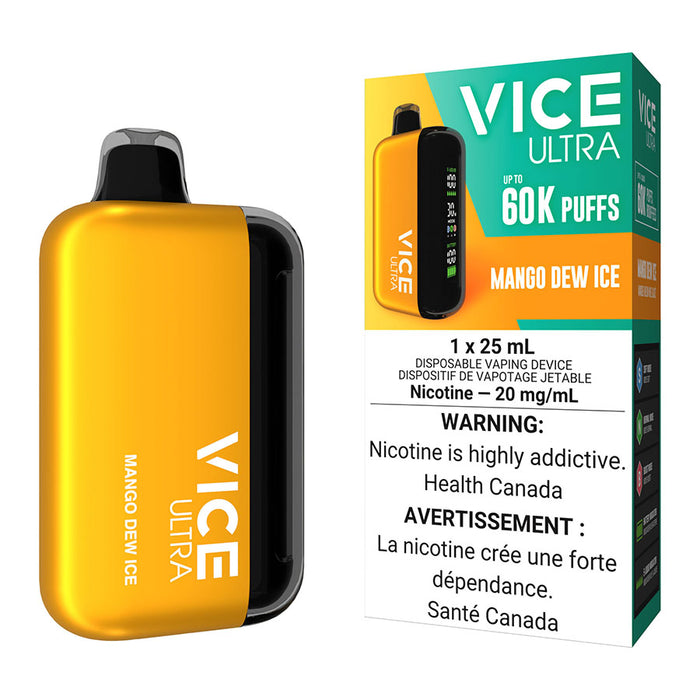 Vice Ultra Disposable Vape Device - Mango Dew Ice