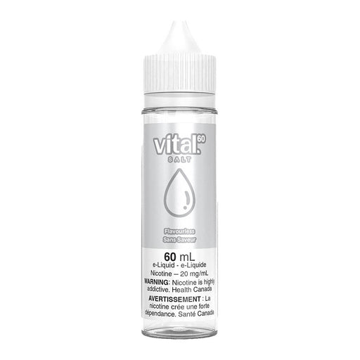 Vital Salt Nic E-Liquid - Flavourless 60ml | Free Shipping $75+ NVB Inc. Vital Salt Nic E-Liquid - Flavourless 60ml | Free Shipping $75+ NVB Inc.