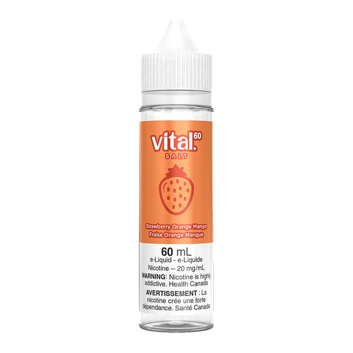 Vital Salt Nic E-Liquid - Strawberry Orange Mango 60ml | Free Shipping $75+ NVB Inc. Vital Salt Nic E-Liquid - Strawberry Orange Mango 60ml | Free Shipping $75+ NVB Inc.