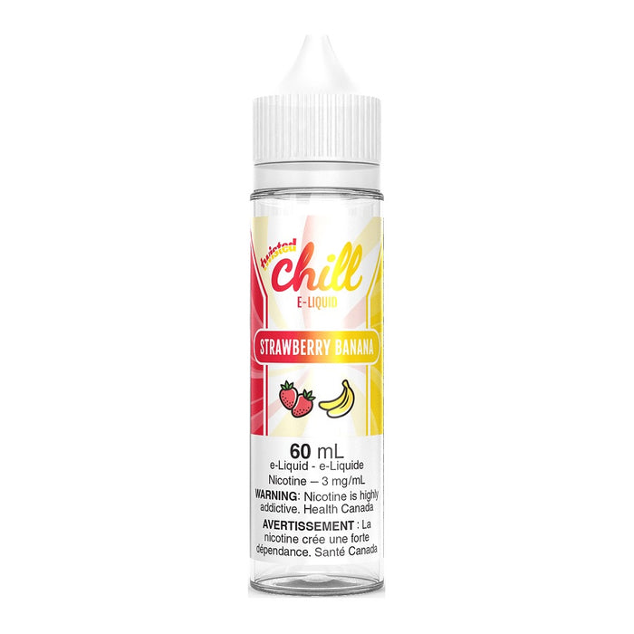 Chill Twisted Freebase E-Liquid - Strawberry Banana 60ml