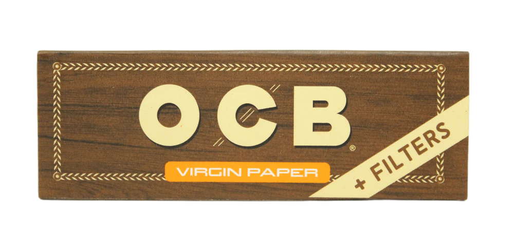 OCB Rolling Papers - Virgin Unbleached 1¼ Size w/ Filters