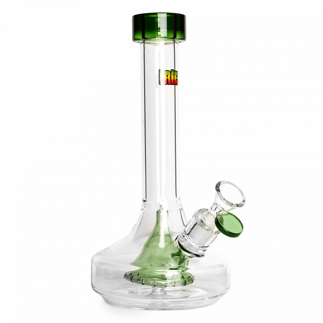 9.5" Irie Bell Base w/ Bell Perc Bong - Green | Free Shipping $75+ NVB Inc. 9.5" Irie Bell Base w/ Bell Perc Bong - Green | Free Shipping $75+ NVB Inc.