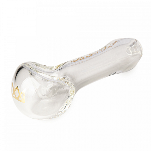 Gear Premium 3.75" Ash Catcher Mouthpiece Hand Pipe Clear