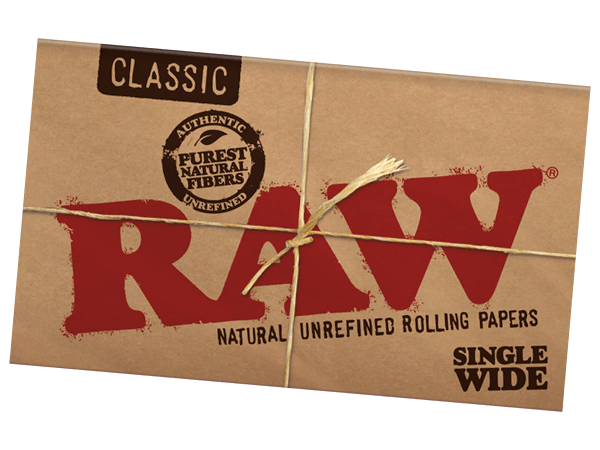 RAW Rolling Papers - Classic Single Wide Double Window