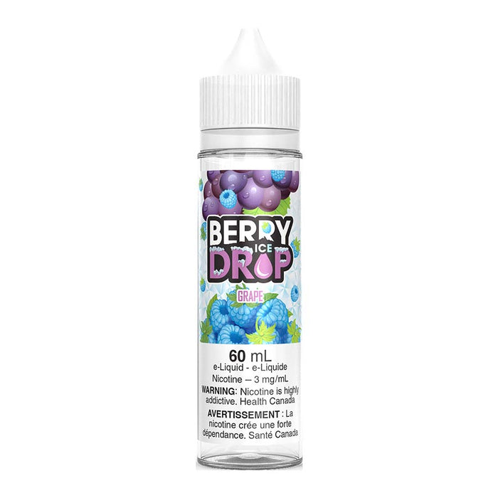 Berry Drop Ice Freebase E-Liquid - Grape 60ml