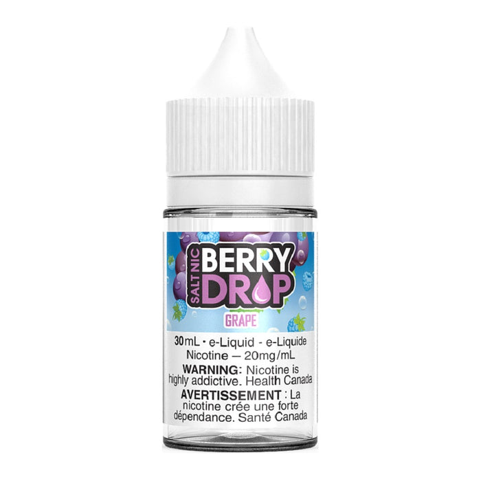 Berry Drop Salt Nic E-Liquid - Grape 30ml