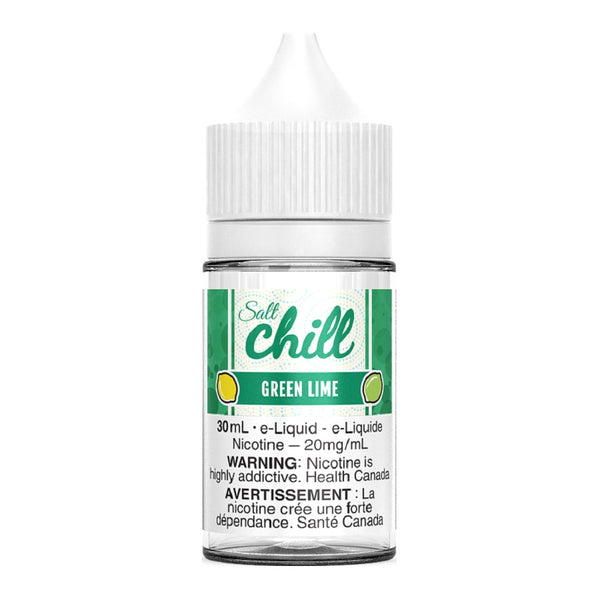 Chill Salt E-Liquid - Green Lime 30ml | Free Shipping $75+ NVB Inc. Chill Salt E-Liquid - Green Lime 30ml | Free Shipping $75+ NVB Inc.