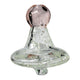 Directional Flow UV Glass Carb Cap Glow - Dark Pink