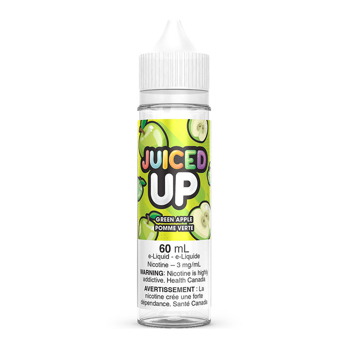 Juiced Up Freebase E-Liquid - Green Apple 60ml
