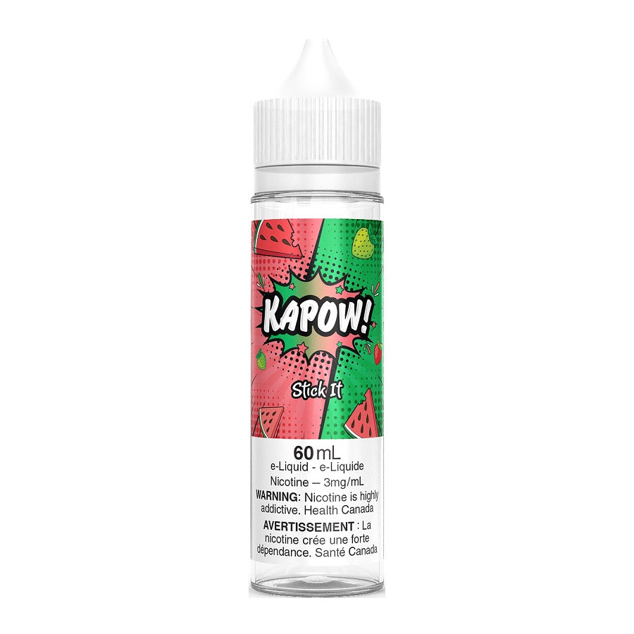 Kapow Freebase E-Liquid - Stick It 60ml | Free Shipping $75+ NVB Inc. Kapow Freebase E-Liquid - Stick It 60ml | Free Shipping $75+ NVB Inc.