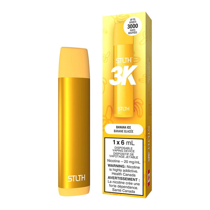STLTH 3K Disposable Vape Device - Banana Ice
