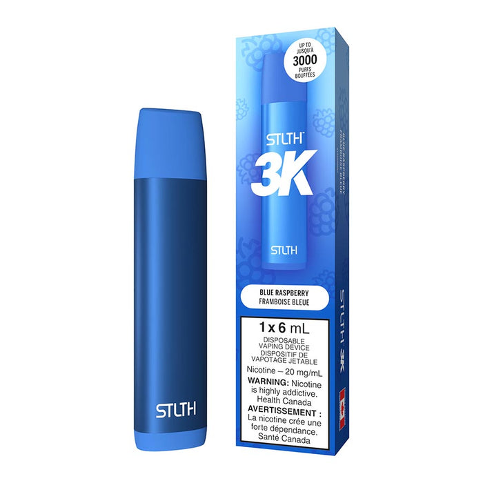 STLTH 3K Disposable Vape Device - Blue Raspberry