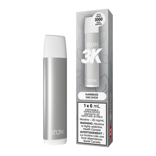 STLTH 3K Disposable Vape Device - Flavourless 6ml | Free Shipping $75+ NVB Inc. STLTH 3K Disposable Vape Device - Flavourless 6ml | Free Shipping $75+ NVB Inc.