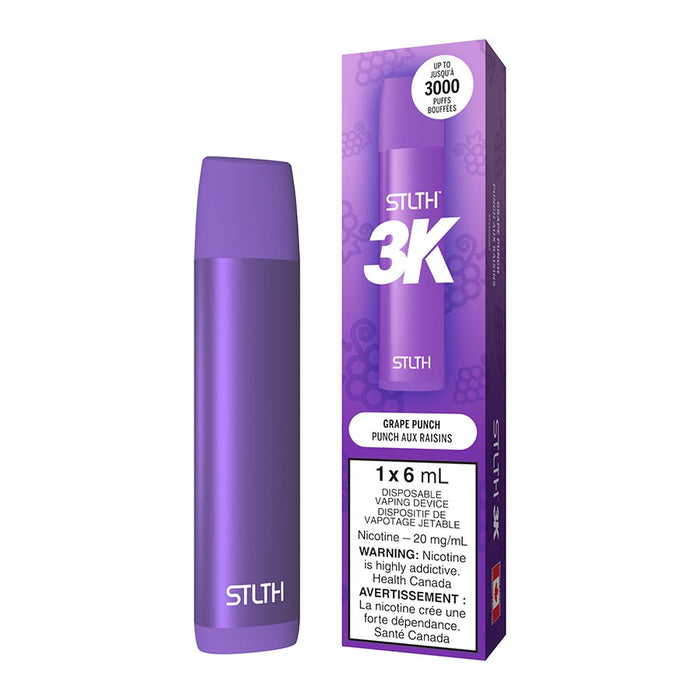 STLTH 3K Disposable Vape Device - Grape Punch