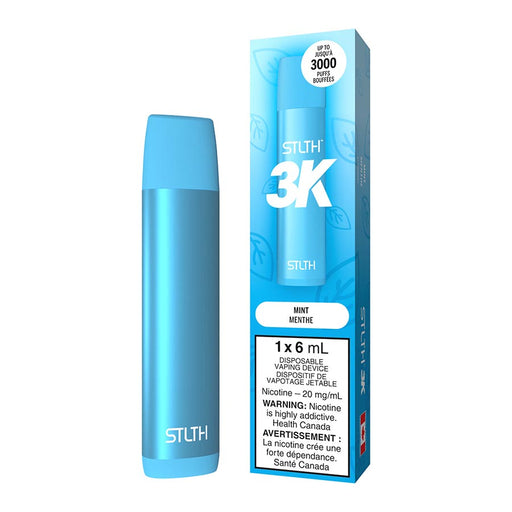 STLTH 3K Disposable Vape Device - Mint 6ml | Free Shipping $75+ NVB Inc. STLTH 3K Disposable Vape Device - Mint 6ml | Free Shipping $75+ NVB Inc.
