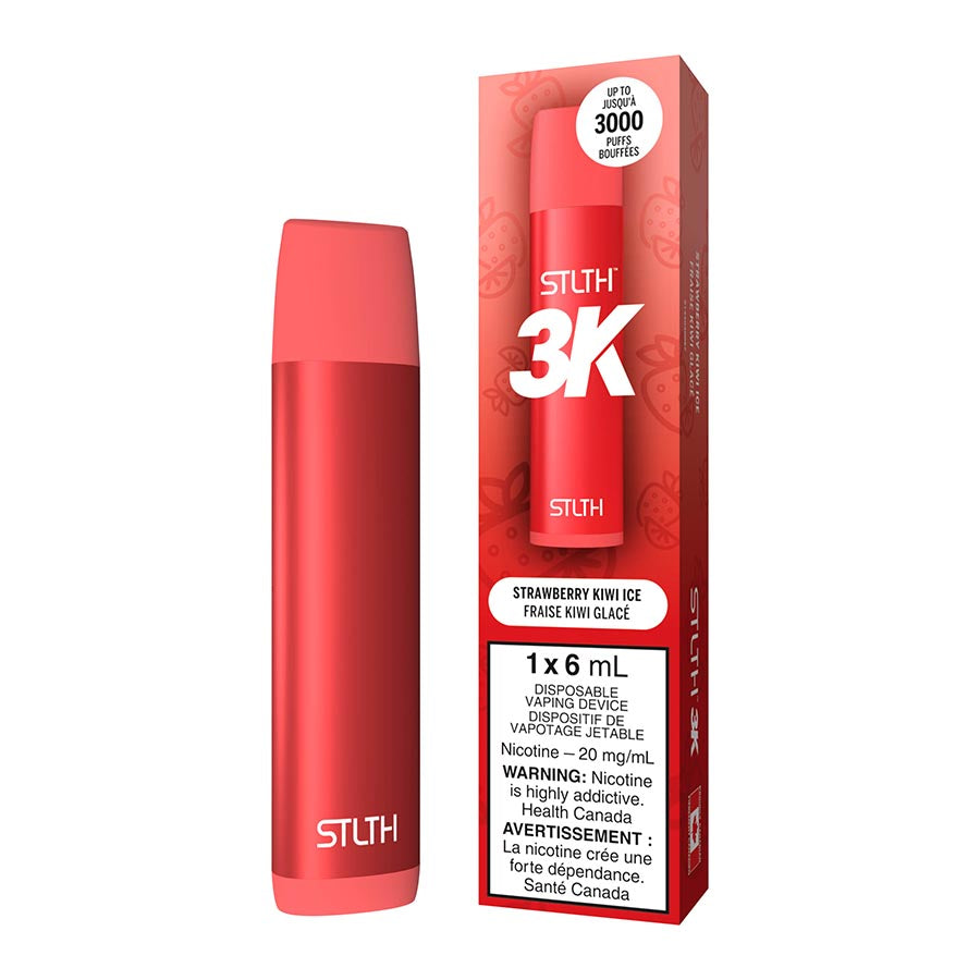 Stlth 3k Disposable Vape Device Strawberry Kiwi Ice Free Shipping 75 — Nvb Inc