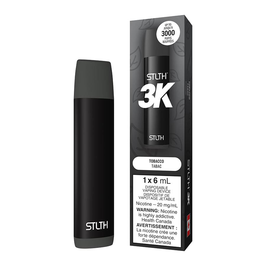vape 3k STLTH 3K Disposable Vape Device - Tobacco 6ml