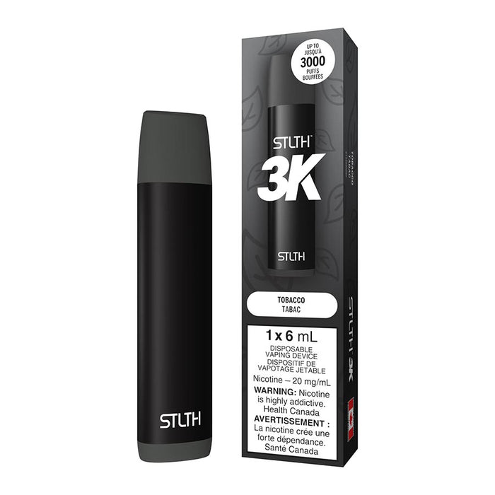 STLTH 3K Disposable Vape Device - Tobacco 6ml | Free Shipping $75+ NVB Inc. STLTH 3K Disposable Vape Device - Tobacco 6ml | Free Shipping $75+ NVB Inc.