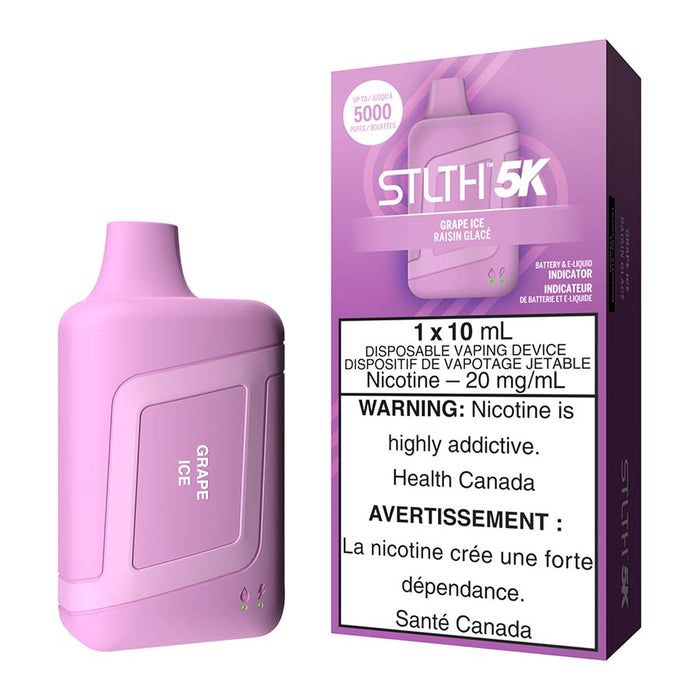 STLTH 5K Disposable Vape Device - Grape Ice