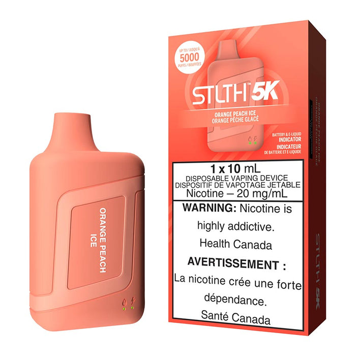 STLTH 5K Disposable Vape Device - Orange Peach Ice