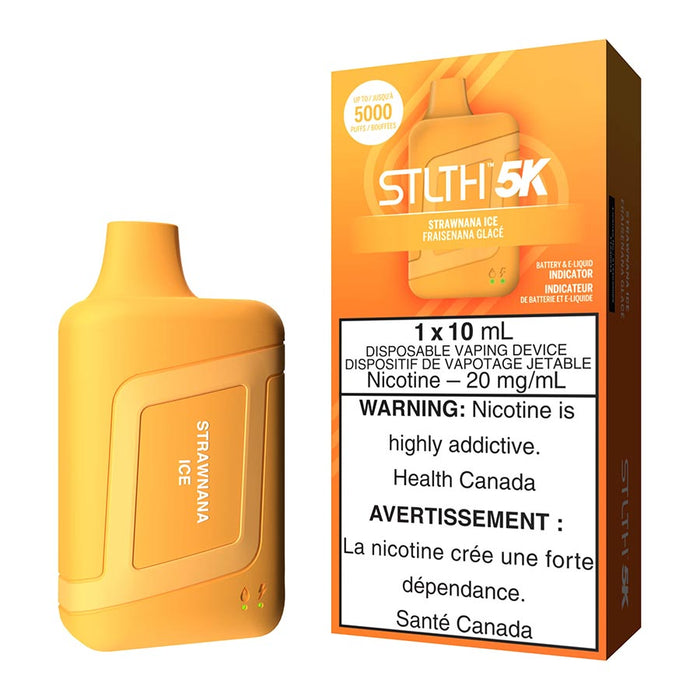 STLTH 5K Disposable Vape Device - Strawnana Ice