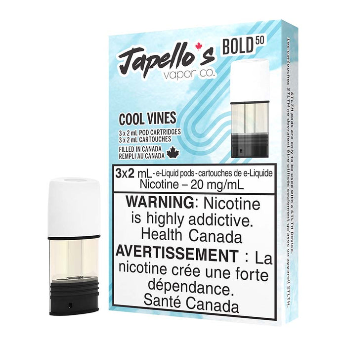 STLTH E-Liquid Pod Pack - Japello's Cool Vines