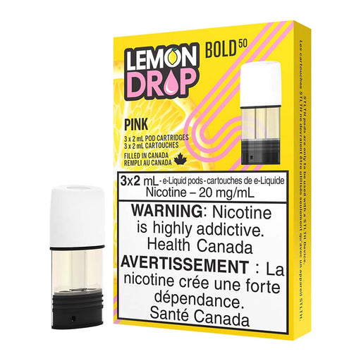 STLTH E-Liquid Pod Pack - Lemon Drop Pink BOLD 50