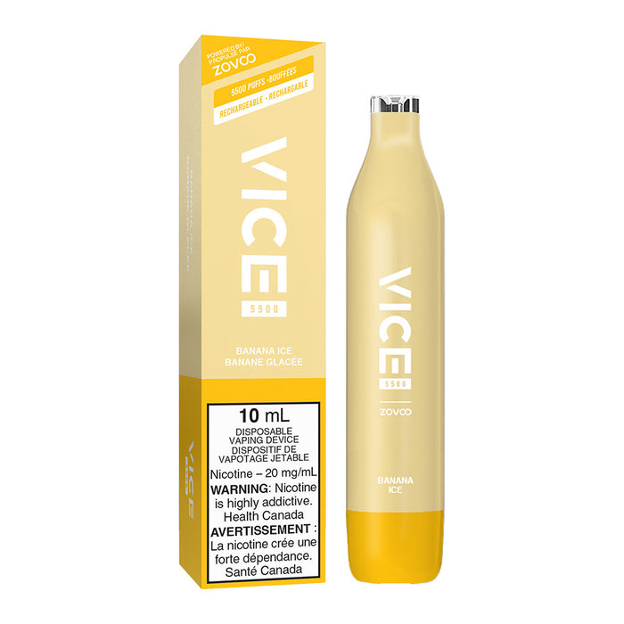Vice 5500 Disposable Vape Device - Banana Ice