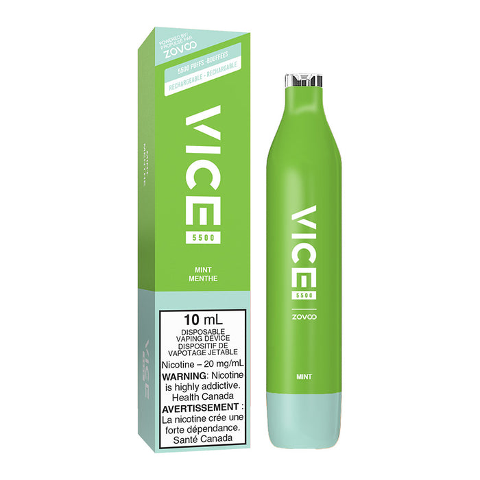 Vice 5500 Disposable Vape Device - Mint