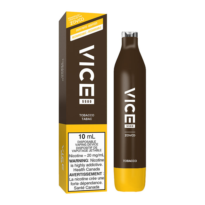 Vice 5500 Disposable Vape Device - Tobacco